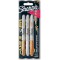 Sharpie marqueurs metalliques permanents, pointe fine, assortiment de couleurs metalliques, pochette de 3