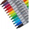 Sharpie marqueurs indelebiles | pointe fine | assortiment de couleurs a  encre permanente | Lot de 12