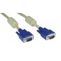 InLine® S-VGA Kabel, 15pol HD Stecker / Stecker, beige, 0,5m 