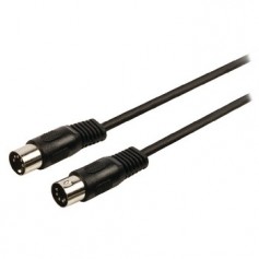 Câble audio stéréo DIN DIN 5p Mâle - DIN 5p Mâle 1.00 m Noir VLAP20000B10