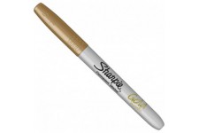 Sharpie Marqueur permanent metallique a pointe fine dore - 1 Unite