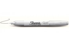 Sharpie Marqueur permanent metallique a pointe fine argent - 1 Unite