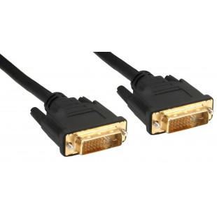 InLine® DVI-D de la prime de câble de connexion, numérique 24 + 1 mâle / mâle, dual link, 1m