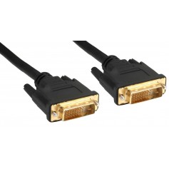 InLine® DVI-D de la prime de câble de connexion, numérique 24 + 1 mâle / mâle, dual link, 1m