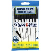 Paper:Mate Paper:Mate Stylo a Bille 045, Sachet de 8, Noir