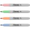 Sharpie 2065402 Lot de 4 Marqueurs permanent pointe fine Couleurs Assorties Pastel