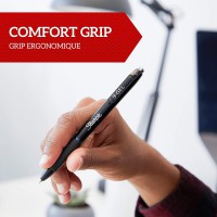 Sharpie S-Gel | Stylos gel | Pointe moyenne (0,7 mm) | Encre rouge