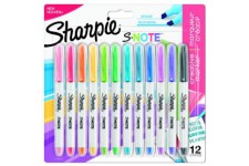 Sharpie S-Note Stylos surligneurs de couleur creatives | Marqueur pour ecrire | dessiner et bien plus encore | Couleurs assortie