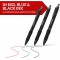 Sharpie S-Gel | Stylos gel | Pointe moyenne (0,7 mm) | Encre noire, rouge et bleue | Lot de 3