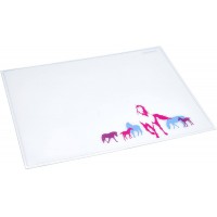 'Chemin de 43616 DURELLA Emotion"Chevaux transparente Sous-main 40 x 53 cm motif cheval
