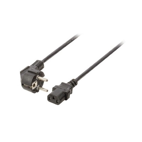 Câble d'alimentation Schuko M - C13 Type F (CEE 7/4) - IEC-320-C13 2.00 m Noir