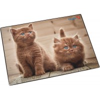 Laufer Sous-main de motif Neugierige Katzchen
