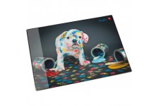 Laufer Sous-main de motif Bunter Hund