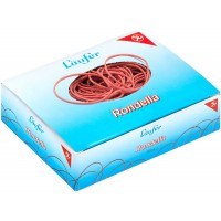 Laufer 50647 elastiques Rondella No. 13, diametre 85 mm, carton de 100g, rouge, particulierement durable