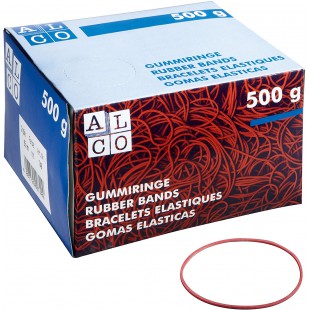 5 Star 700193 elastiques en caoutchouc 500 g Ø 65 mm (Rouge) (Import Allemagne)