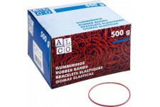5 Star 700193 elastiques en caoutchouc 500 g Ø 65 mm (Rouge) (Import Allemagne)