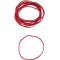 Laufer 50642 elastiques Rondella No. 13, diametre 85 mm, carton de 500g, rouge, particulierement durable