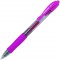 PILOT 14655 Stylo-bille G2 7 Fun ecriture moyenne 0,4 mm encre gel retractable corps translucide grip caoutchouc