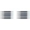 Lot de 12 : PILOT Recharges pour bille MR BRFN-10 Pointe Moyenne Bleu