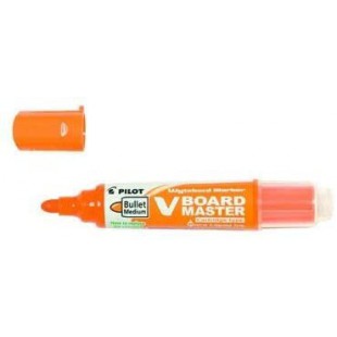 V Board Master Marqueur pour tableau blanc Pointe ogive Orange Quantite : 10