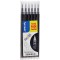 Lot de 6 : PILOT FRIXION RECHARGES NOIR 0.7