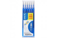 Lot de 6 : PILOT FRIXION RECHARGES BLEU 0.7