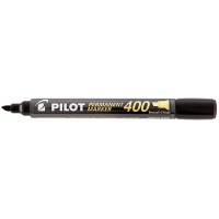 PILOT 65297 Marqueur Permanent 400 Pointe Biseautee Large Noir