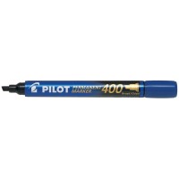 PILOT 65298 Marqueur Permanent 400 Pointe Biseautee Large Noir