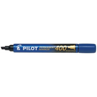 PILOT 65298 Marqueur Permanent 400 Pointe Biseautee Large Noir