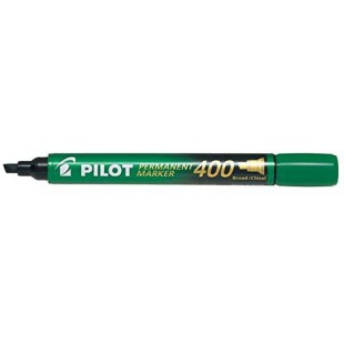 Marqueur permanent Markers 400 - vert - pointe biseautee 4,5 mm - Pilot