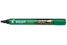 Marqueur permanent Markers 400 - vert - pointe biseautee 4,5 mm - Pilot