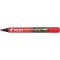 Pilot Permanent Marker 400 Set de 4 Marqueurs pointe biseautee large Noir/Bleu/Rouge/Vert