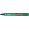 Pilot Permanent Marker 400 Set de 4 Marqueurs pointe biseautee large Noir/Bleu/Rouge/Vert