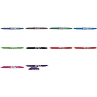 Lot de 6 : PILOT Recharges FRIXION BALL BLS-FR7 (3 Bleu + 1 Rose + 1 Violet + 1 Turquoise)