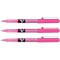 PILOT Stylos roller V Ball VB5 Encre liquide Pte metal Fine Rose