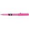 PILOT Stylos roller V Ball VB5 Encre liquide Pte metal Fine Rose