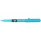 PILOT Stylos roller V Ball VB5 Encre liquide Pte metal Fine Turquoise