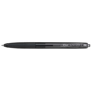 Pilot Supergrip G Stylo a  clipser Noir Pointe 0,7 mm