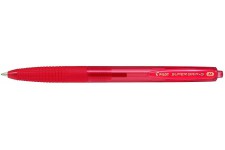 PILOT Stylos bille SUPER GRIP G retractable Rouge Pointe moyenne