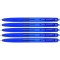 PILOT Lot de 5 Stylos Bille Retractable SUPER GRIP G Pte Moyenne Bleu