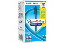 Paper Mate Flexgrip Ultra Lot de 36 Stylo-bille retractable Bleu
