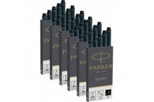 Parker Quink 1950382 Recharge d'encre 30er Box Noir