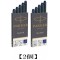 Cartouches d'encre Parker Quink - Grand format - 2 x Paquet de 5 - 10 Totale - Bleu