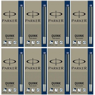 Cartouches d'encre Parker Quink GroBraum Noir bleu