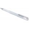Pentel Hybrid Gel Grip DX K230-W Roller gel encre metallisee 1 mm Blanc