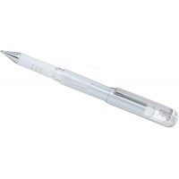 Pentel Hybrid Gel Grip DX K230-W Roller gel encre metallisee 1 mm Blanc
