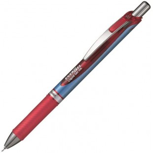Pentel BLN75-B Roller encre gel Pointe metal 0,5 mm Rouge
