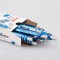 Pentel BLN75-C Roller encre gel Pointe metal 0,5 mm Bleu