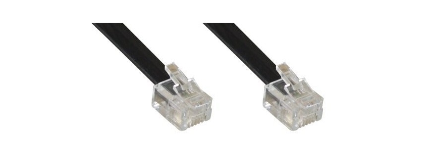 Câble modulaire RJ10 / 11/12/45