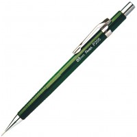 Pentel - portemine P 205, vert, diametre de mines: 0,5 mm clip amovible, avec gomme (P205-D)